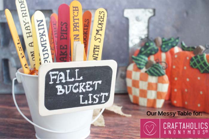 25. Fall Bucket List #dollarstore #falldecor #diy #decorhomeideas