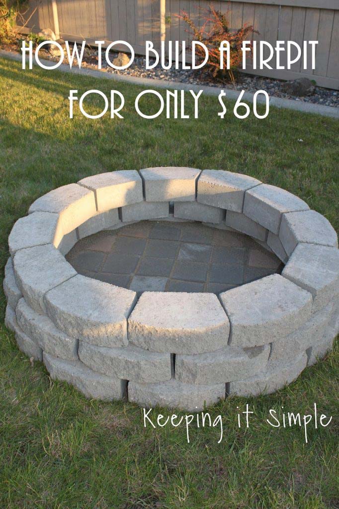 How To Build Fire Pit #cheap #landscaping #decorhomeideas