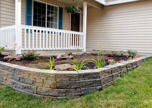 37. How To Make A Retaining Wall #landscapingideas #decorhomeideas