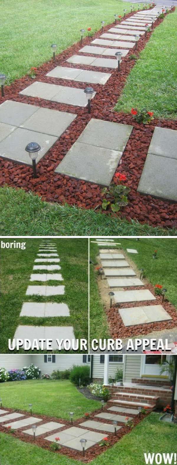 Lava Rock Pavers #cheap #landscaping #decorhomeideas