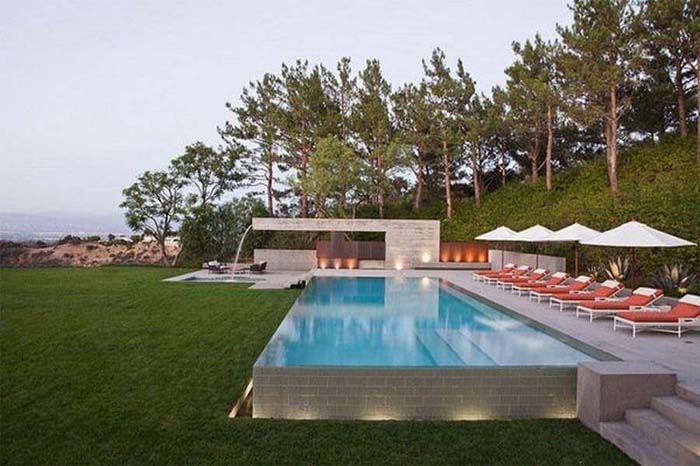 28. Luxury Open Above-Ground Pool #abovegroundpoolwithdeck #decorhomeideas