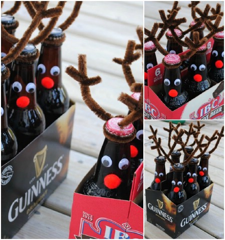 26. Reindeer Beers #Christmas #gifts #decorhomeideas