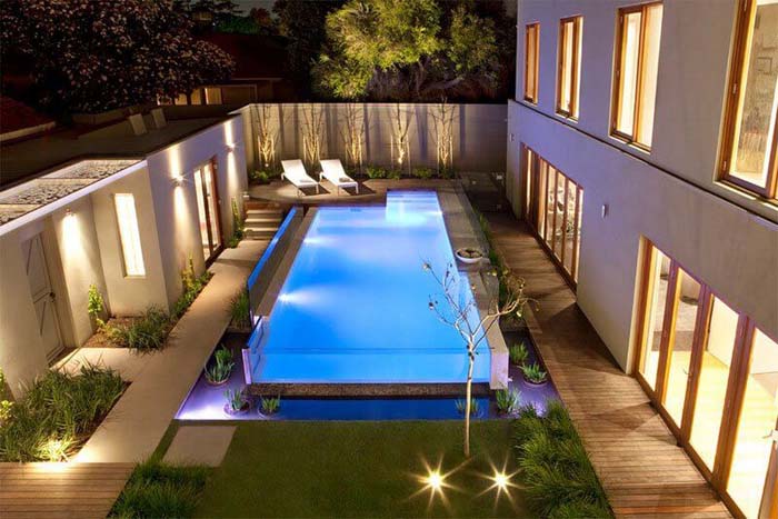 40. Small Backyard Above-Ground Pool #abovegroundpoolwithdeck #decorhomeideas