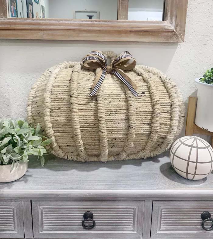 52. Sweater Weather Pumpkin Wreath #dollarstore #falldecor #diy #decorhomeideas