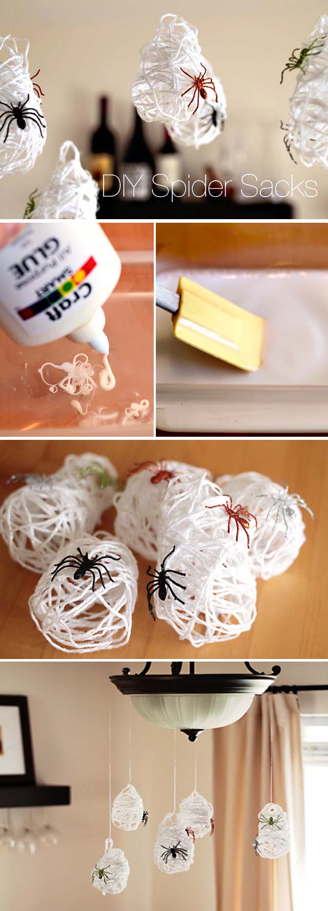 41. The Spiders are at Home #halloween #party #decor #decorhomeideas