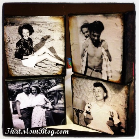 38. Vintage Photo Canvases #Christmas #gifts #decorhomeideas