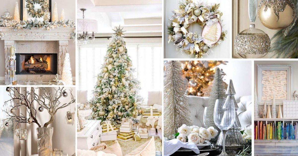 28 Gold And Silver Christmas Decorations