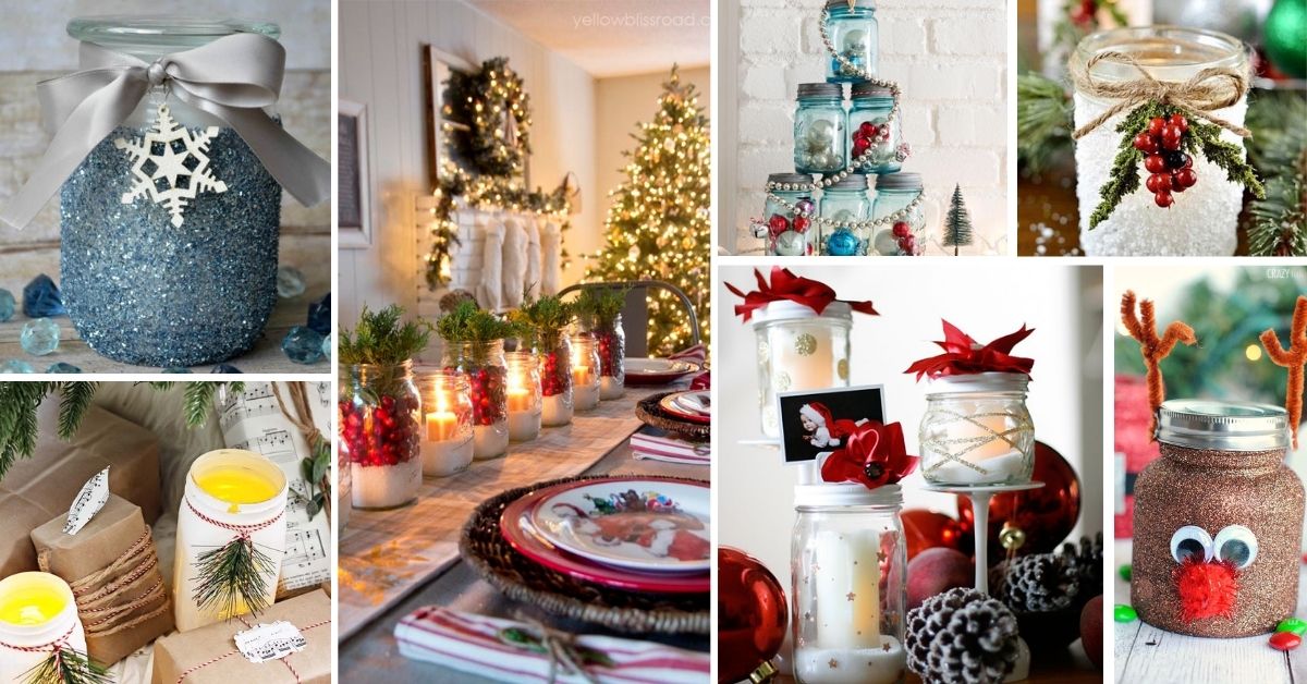 45 Mason Jar Christmas Ideas