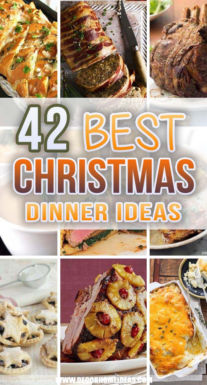 Best Christmas Dinners. If throwing some amazing holiday flavors to the dinner table seems to be a bit confusing and tough to you, here are 40 Christmas Dinners That You Can Prepare Easily #decorhomeideas