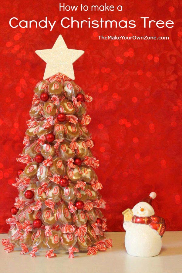 Candy Tree #diy #christmastree #decorhomeideas
