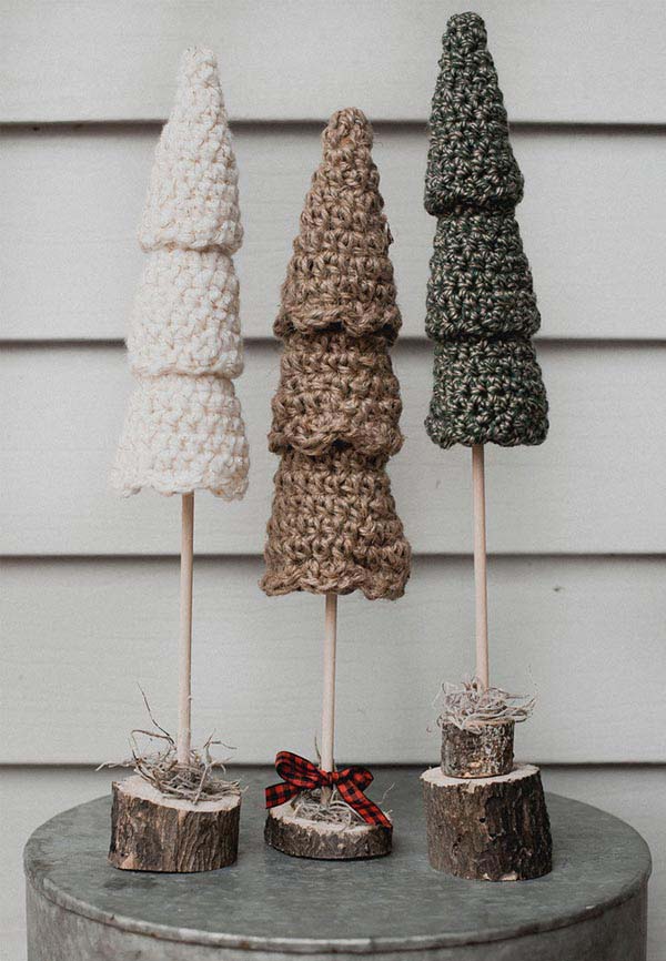 Crochet Tree #diy #christmastree #decorhomeideas