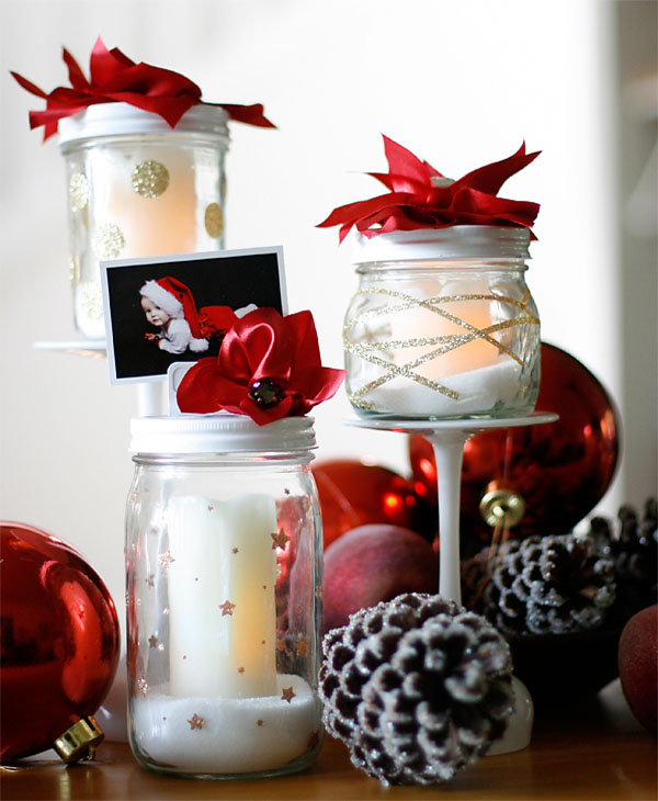 Festive Mason Jar