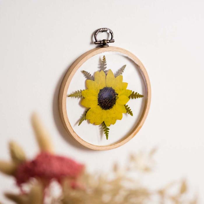 Floral Sunflower Wall Hanging Accessory #sunflower #decor #decorhomeideas