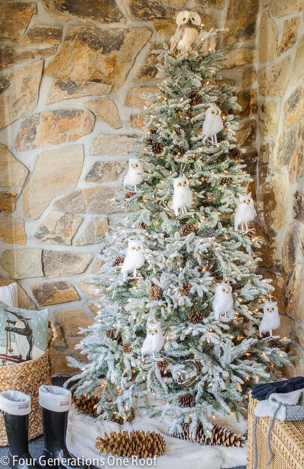 Frosted Fraser Fir Christmas Tree