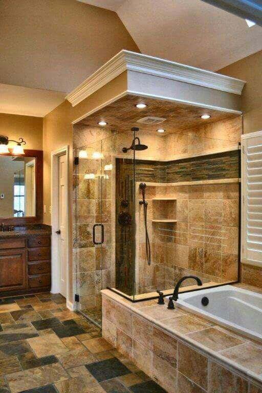 Italian Inspired Bathroom #masterbathroom #design #decorhomeideas