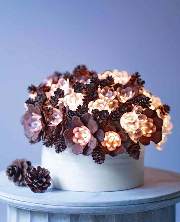 Light Arrangement Pinecones