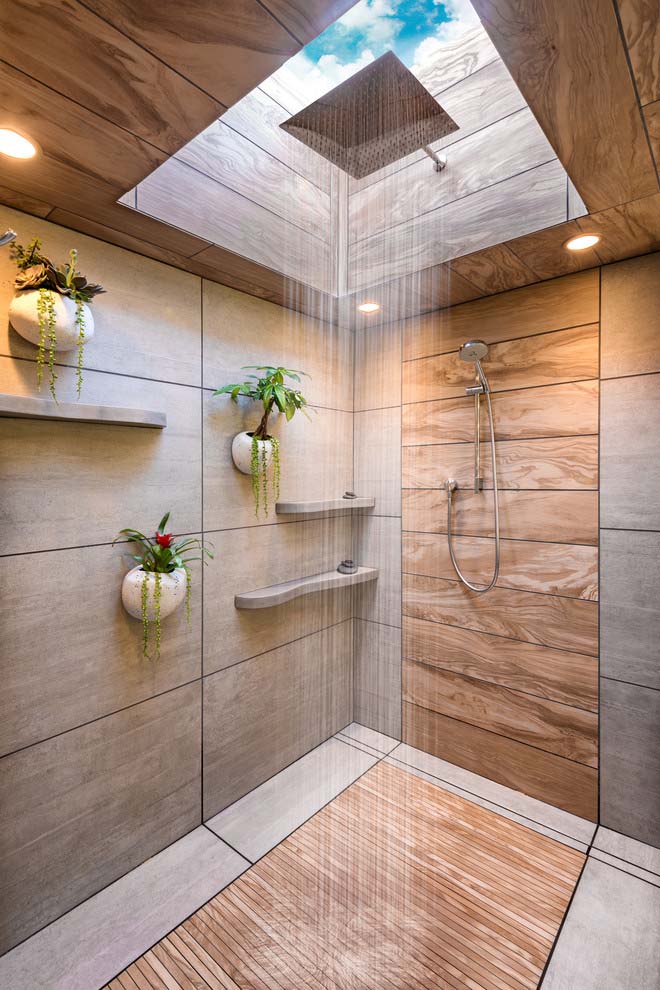 Luxurious Showering Experience #masterbathroom #design #decorhomeideas