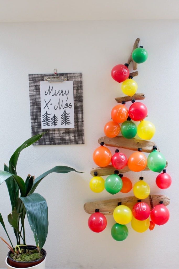 Make Large Ornaments With Balloons