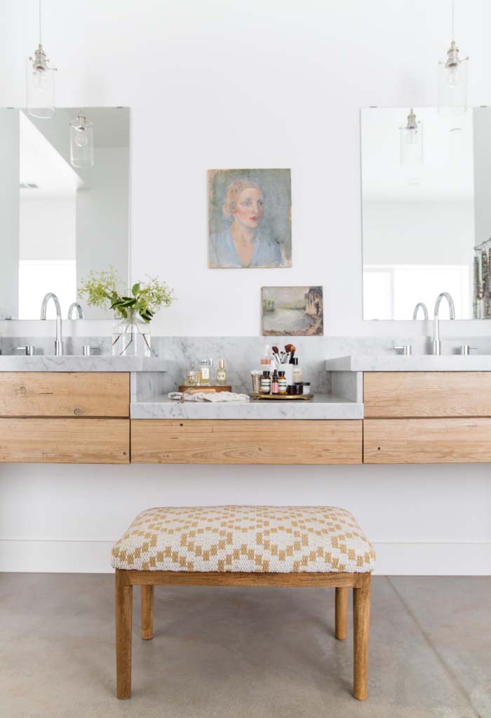 Modern Artist Inspired Bathroom #masterbathroom #design #decorhomeideas