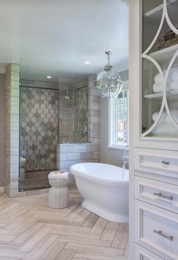 Old-Fashioned Relaxation Bathroom #masterbathroom #design #decorhomeideas