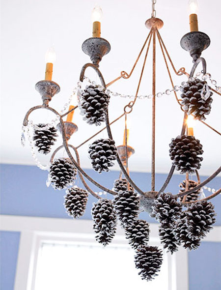 Pinecones Chandelier