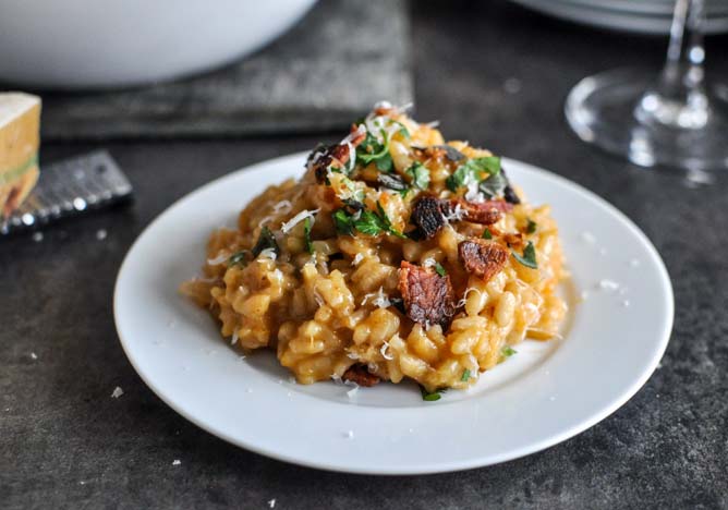 Roasted Sweet Potato Risotto #christmas #dinner #decorhomeideas