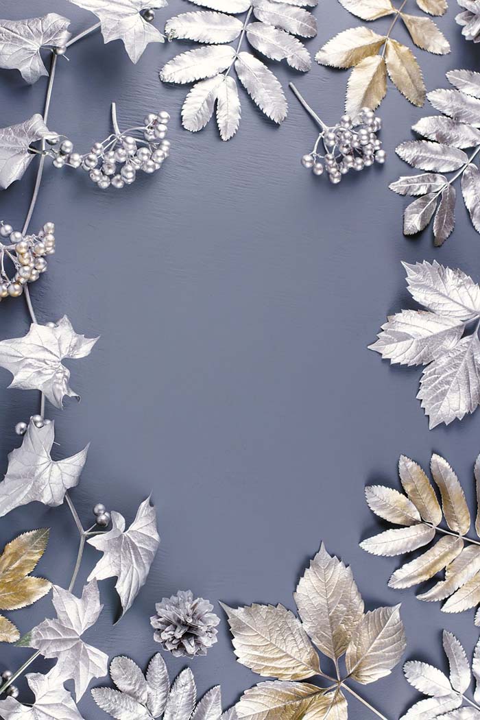 Silver And Gold Leaf Garlands