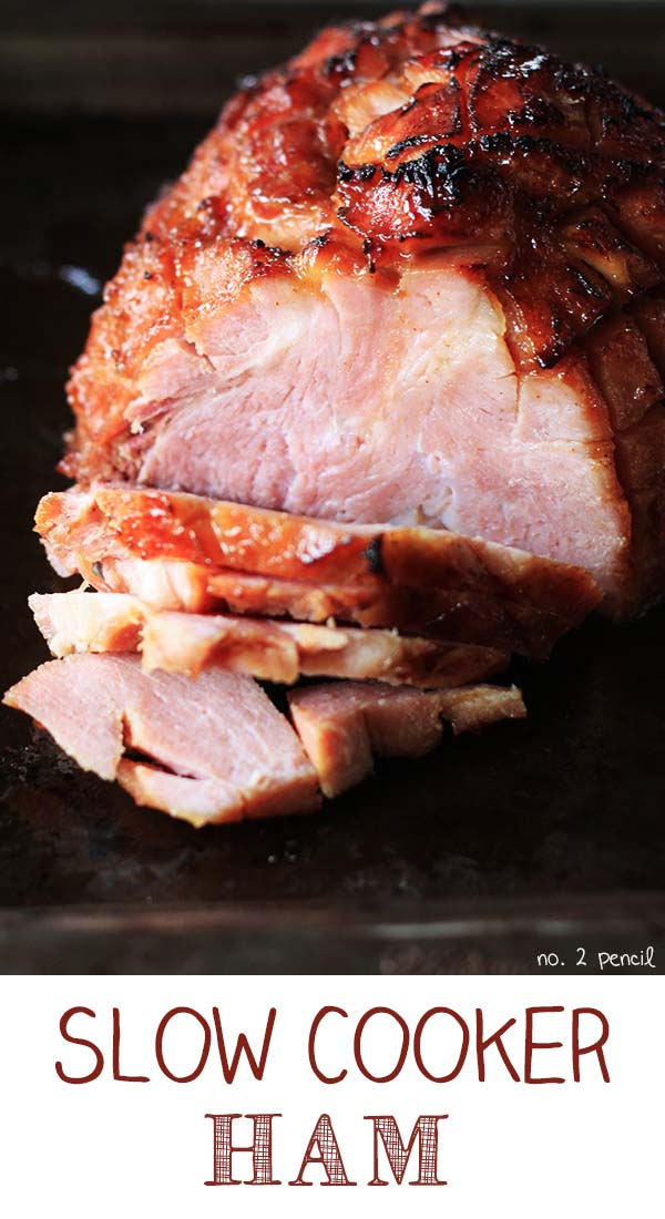 Slow Cooker Ham with Maple Brown Sugar Glaze #christmas #dinner #decorhomeideas