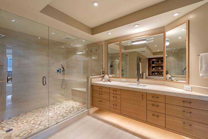 Spacious Contemporary Master Bath #masterbathroom #design #decorhomeideas