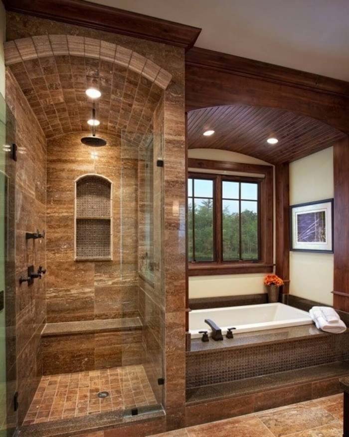 Villa Inspired Bathroom #masterbathroom #design #decorhomeideas