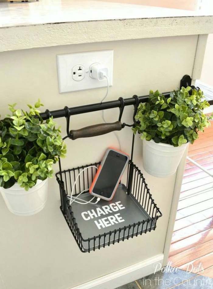 Breath of Fresh Air Charging Station #homedecor #hacks #decorhomeideas