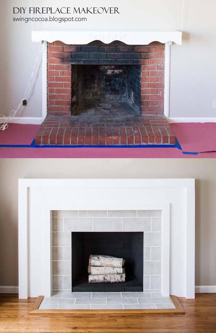 Cheap and Easy Home Decor Hack Ideas for Fireplaces #homedecor #hacks #decorhomeideas