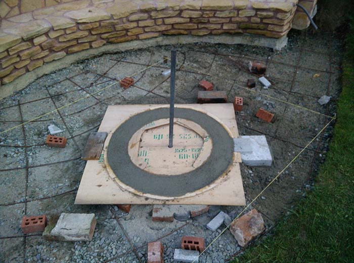 Diy Fire Pit On Sloped Yard 16