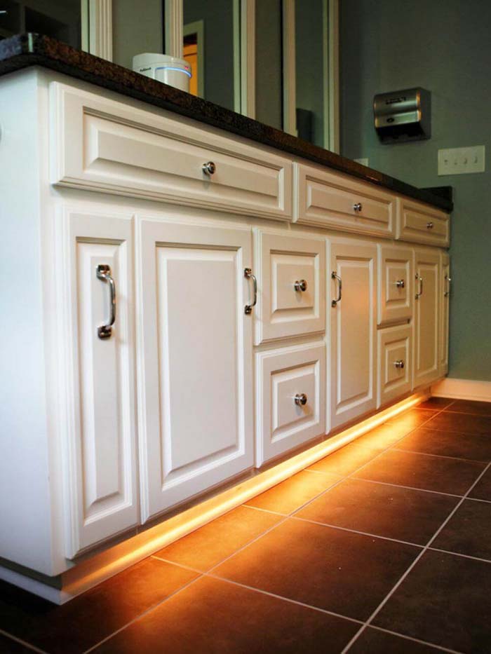 Elegant Under Cabinet Light Idea #homedecor #hacks #decorhomeideas