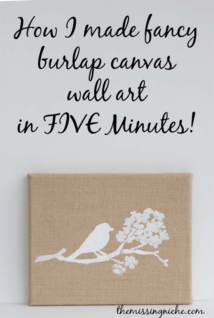 Green Belt Gallery Burlap Wall Art #burlapdecor #diy #decorhomeideas