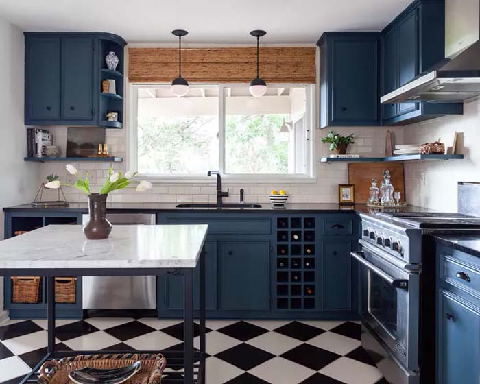 Let Your Floors Steal the Show #kitchenbacksplash #backsplash #decorhomeideas