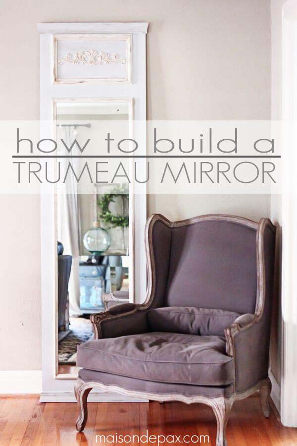 Make Your Own Floor-to-Ceiling Wall Mirror #homedecor #hacks #decorhomeideas