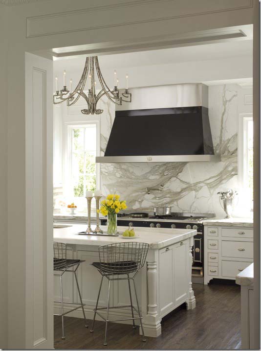 Marble Magnificence #kitchenbacksplash #backsplash #decorhomeideas