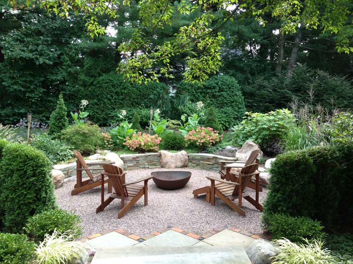 Mediterranean Serenity #hillsidefirepit #decorhomeideas