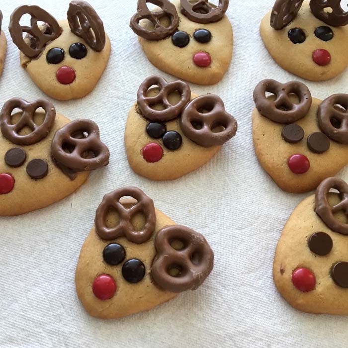 Reindeer Cookies #christmas #treat #decorhomeideas