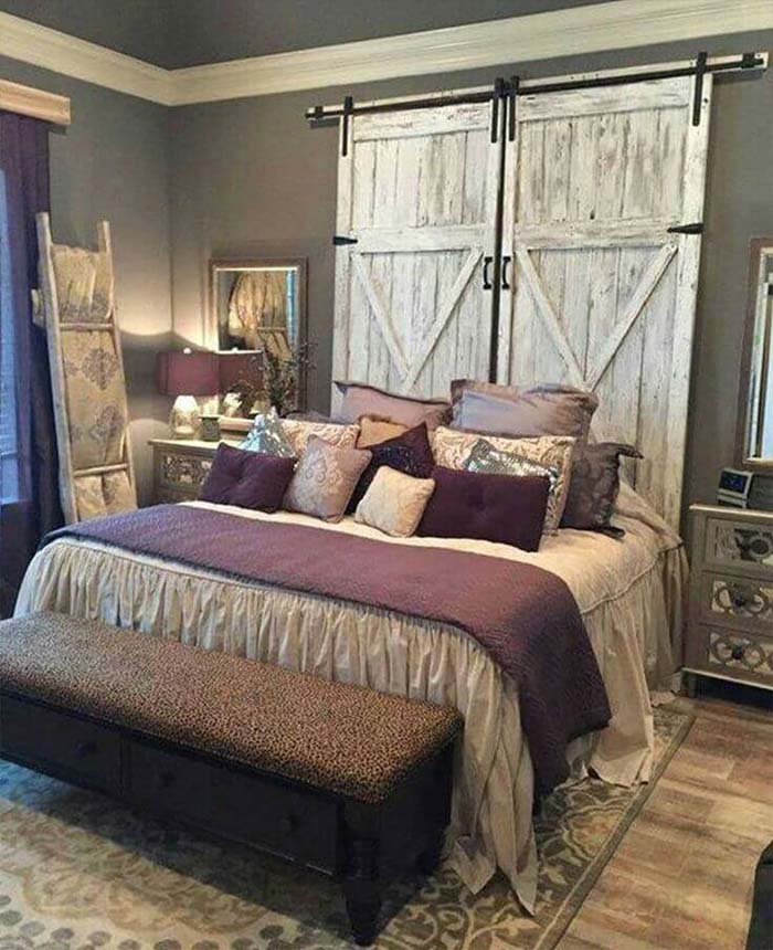 Royal Country Farmhouse Bedroom Design Ideas #farmhousebedroom #decorhomeideas