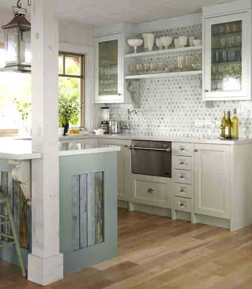 Seaside Marble #kitchenbacksplash #backsplash #decorhomeideas