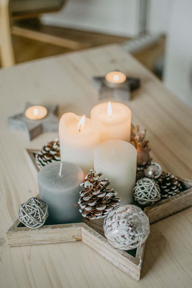 Shooting Star #Christmas #candle #decoration #decorhomeideas