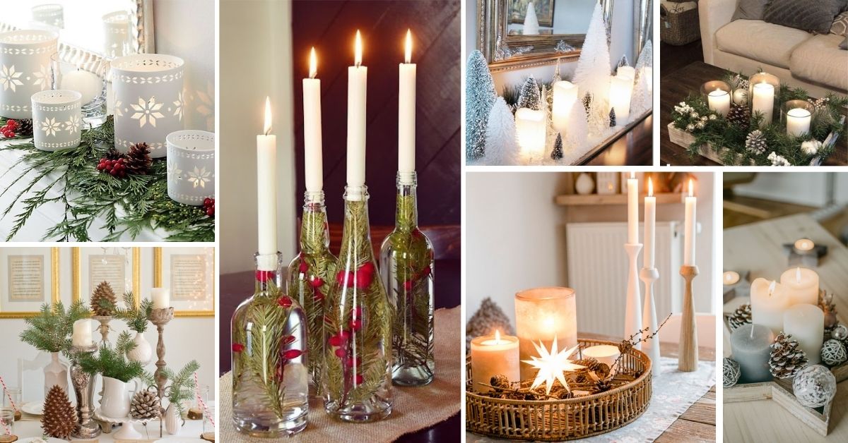 white-candles-christmas-decorations