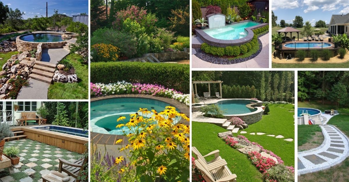 Above Ground Pool Landscaping Ideas, How To Design Landscape Around Pool Table
