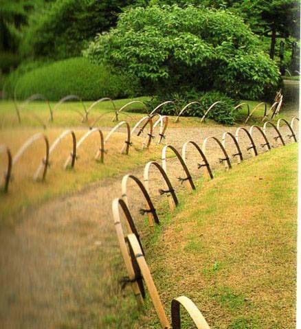 Arched Fence #bamboofence #fencing #decorhomeideas