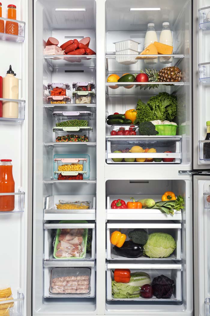 Arrange Items According to the Needs #refrigerator #storage #organization #decorhomeideas