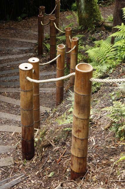 Bamboo and Rope #bamboofence #fencing #decorhomeideas