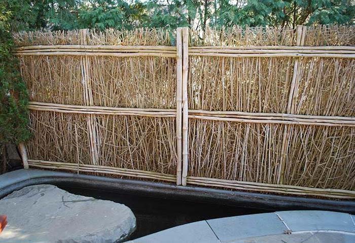 Bamboo Brushwood Screen #bamboofence #fencing #decorhomeideas