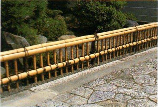 Bamboo Guardrail #bamboofence #fencing #decorhomeideas